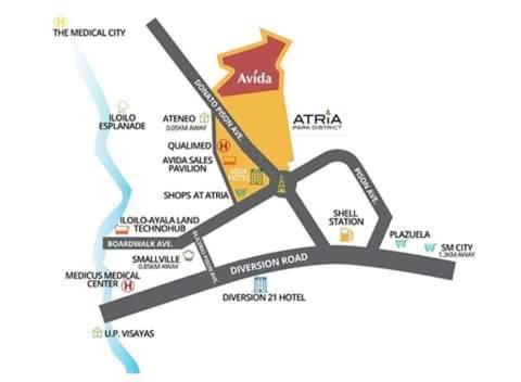 Aparthotel Avida Atria T2-F ,5Mins To Festive Walk And 4 Mins To Iloilo Convention Center Exterior foto